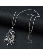 Long sparkling necklace
